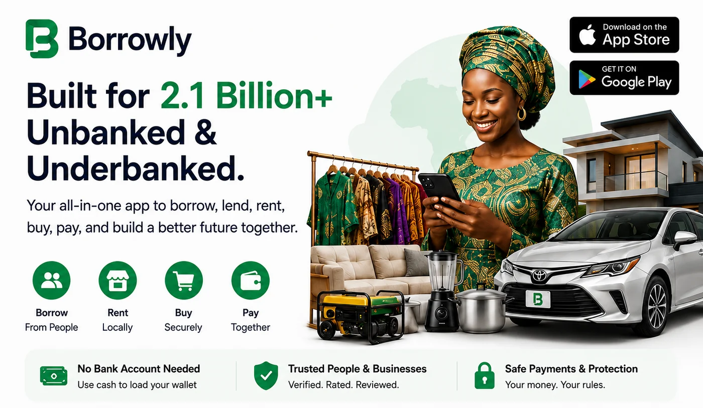 Borrowly โ built for 2.1 billion+ unbanked and underbanked worldwide